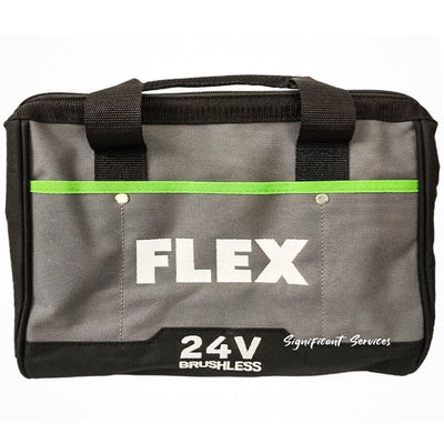 FLEX 24V Brushless Drill/Driver Tool Bag Approximately 18"x 12"x 9" Medium