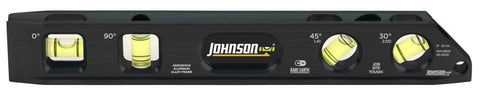 Johnson Level & Tool 1411-0900 Magnetic Billet Torpedo Level 9", Black