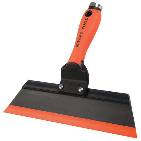 4 set- Kraft Tool GG242 Squeegee Trowel, 12-Inch, Orange/Black