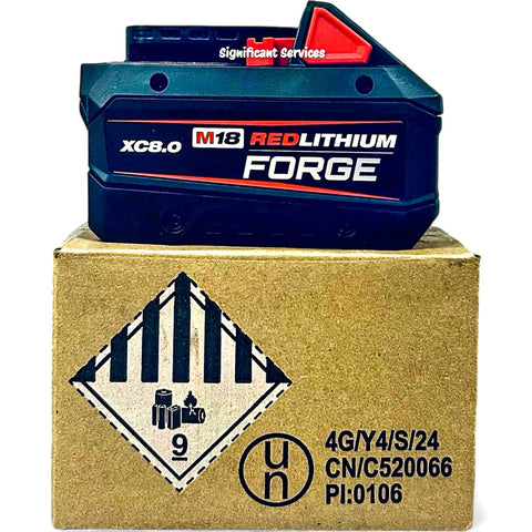 Milwaukee 48-59-1880 M18 REDLITHIUM HIGH OUTPUT XC8.0 Starter Kit (8 Ah)