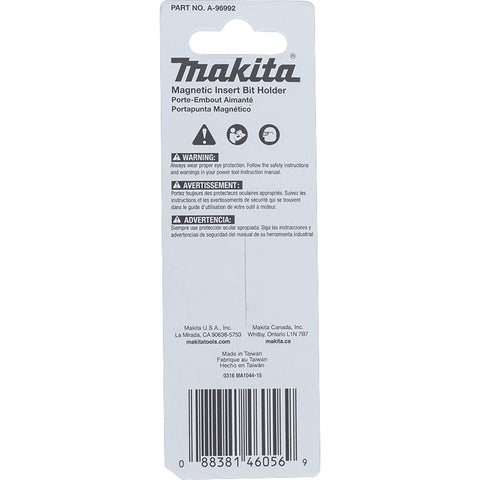 Makita A-99312 Impactx 3? One Piece Magnetic Insert Bit Holder, 10 Pack, Bulk