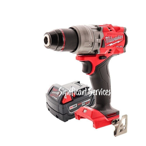 Milwaukee 2904 M18 18V FUEL Cordless 1/2" Hammer Drill/Driver 3.0 Ah Battery