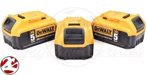 3 NEW DeWalt DCB205 20V MAX 5.0 Ah Lithium Ion 5 Amp Battery Pack W Fuel Gauge