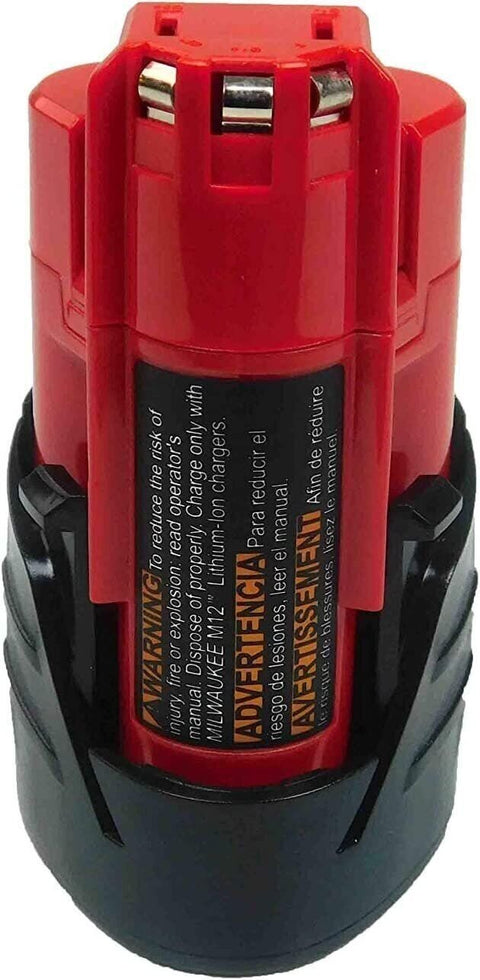 Milwaukee 48-11-2401 12V 1.5Ah Li-Ion Compact Battery 7 Pack