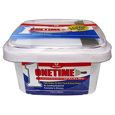 Red Devil 0544KT Onetime Wall Repair Kit 1 Quart Spackling Repair Kit