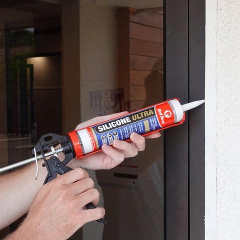 Red Devil 078050 StormGuard 920 100% RTV Silicone Window Door Sealant Water-R...