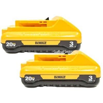 DeWALT DCB230-2 20V MAX Compact Li-Ion 3.0 Ah Battery 2 Packs