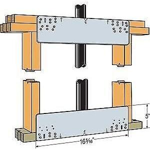 Simpson Strong-Tie PSPN516Z 5 x 16-5/16-Inch Protecting Shield Plate ZMAX 20pk