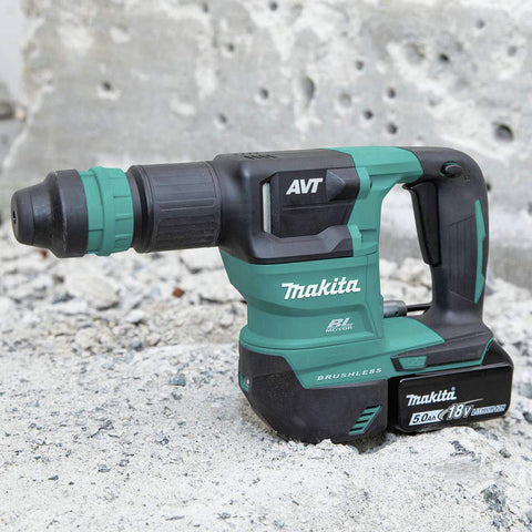 Makita XKH01TJ 18V LXT Li-Ion Brushless Cordless AVT Scraper Kit SDS-PLUS 5.0Ah