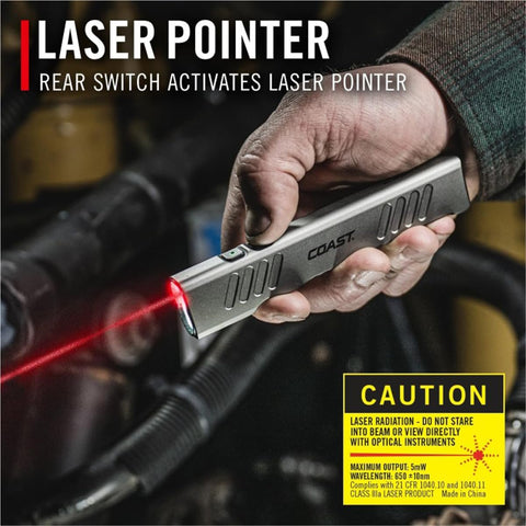 Coast 31010 Slayer Pro Laser 1030 Lumen Rechargeable Flashlight with Laser