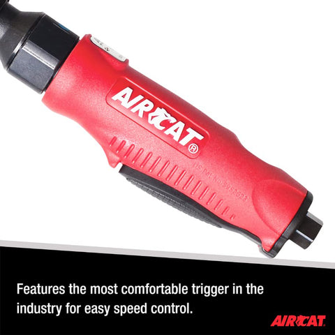 AIRCAT 800 1/4-Inch Pneumatic Composite Ratchet 320 RPM 35 ft-lbs Max Torque