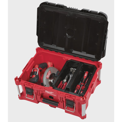 Milwaukee 48-22-8425 PACKOUT 100-Pound Capacity Polymer Packout Large Tool Box