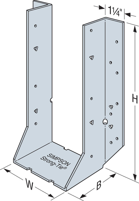Simpson Strong Tie HU410-25 HU410 4x10 Joist Hanger (25-Pack)