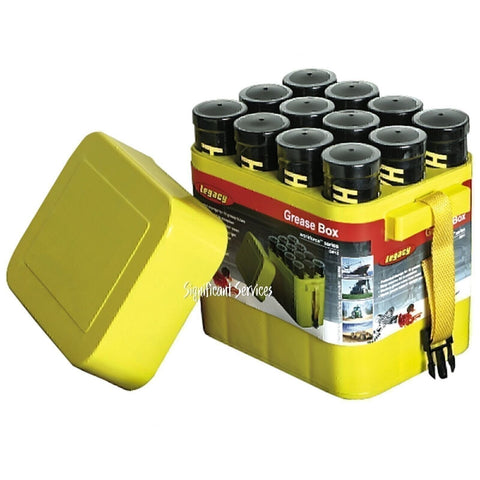 Legacy GCB12 Porta-Pak 12 Pack Grease Caulk Tube Storage Carry Box Case