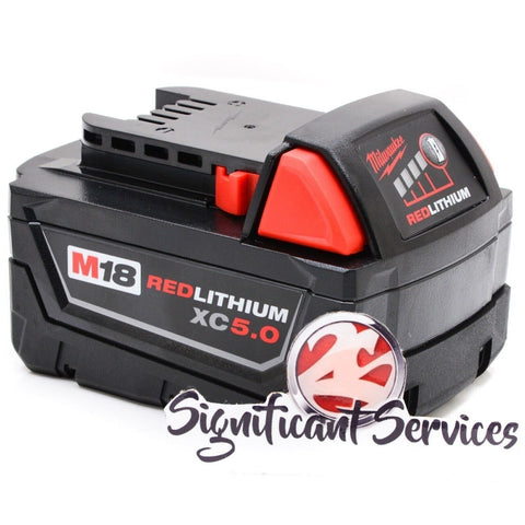 New Milwaukee 2953-20 M18 FUEL 18V 1/4" Cordless Impact Driver 5.0 Ah Battery