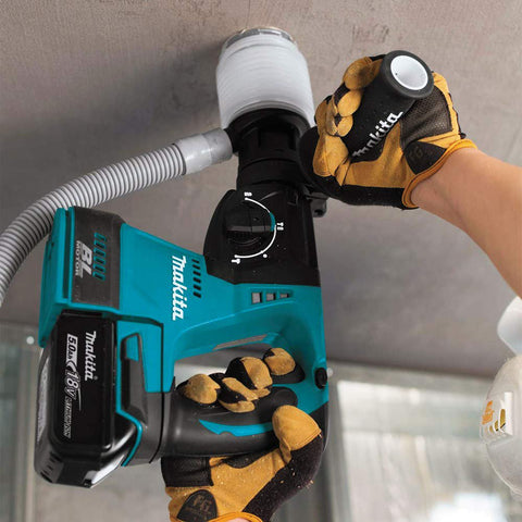 Makita XRH01T 1" SDS-Plus Rotary Hammer Kit 18V LXT Brushless Cordless 5.0Ah