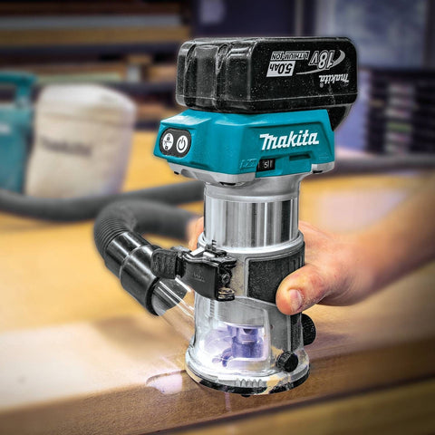 Makita XTR01T7 18V LXT Lithium-Ion Brushless Cordless Compact Router Kit