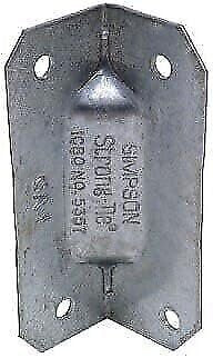 Simpson Strong-Tie GA1 Gusset Angle 2-3/4 in 18 Gauge Galvanized, 18-Pack