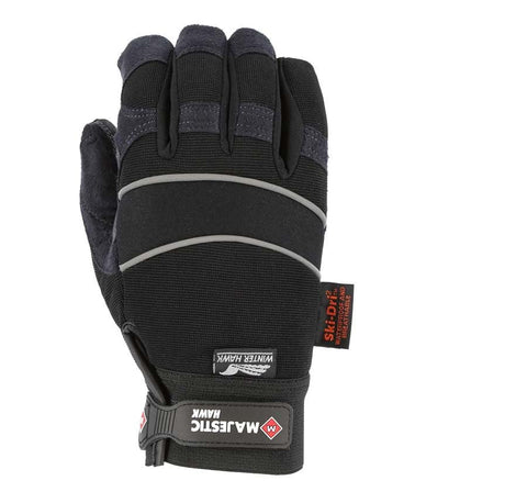 Majestic 2145BKH Winter Lined Synthetic Leather Waterproof Heatlok Gloves XL