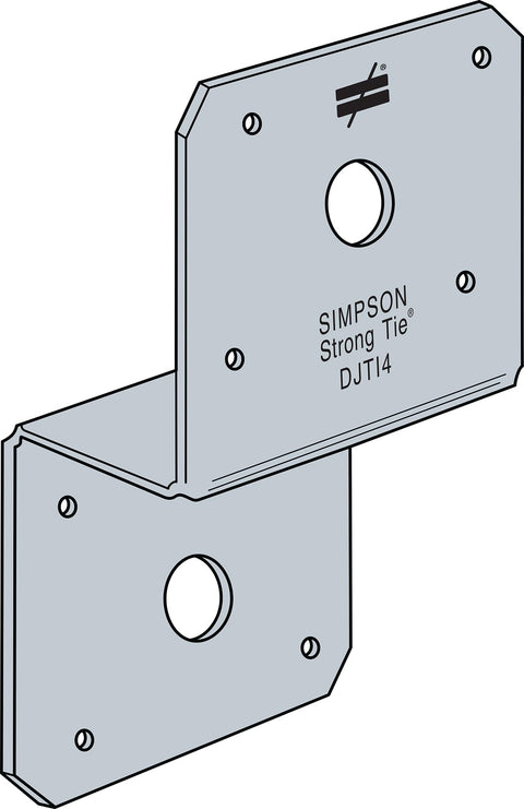 Simpson Strong-Tie DJT14Z ZMAX Galvanized Deck Joist Tie Wood Framing 25 Pack