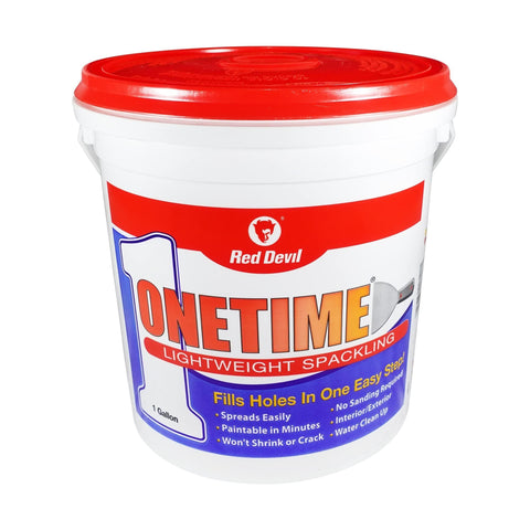 Red Devil 0541 ONETIME Lightweight Spackling, 1 Gallon, White