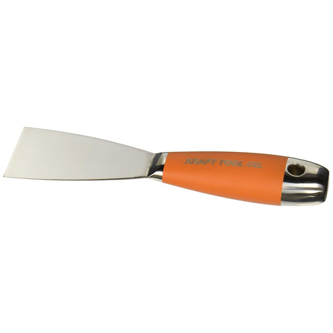 Kraft Tool DW728PF Flex All Stainless Steel Putty Knife with Sure Grip Handle, 2-Inch,Multi