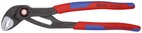 KNIPEX 8722250 SBA Tools - Cobra Quick Set Pump Pliers, Multi-Component