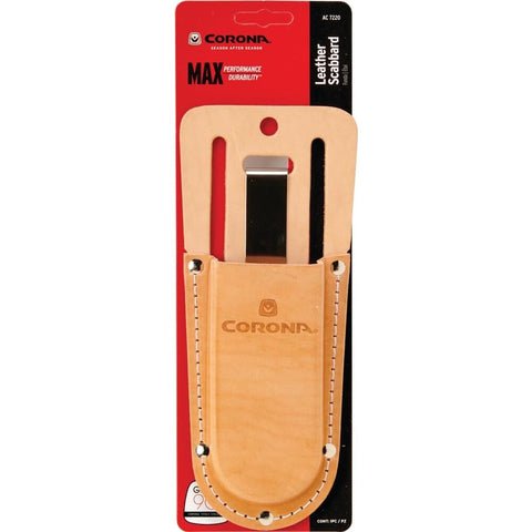 Corona AC 7220 Leather Pruner Scabbard Holster 5" Belt Clip