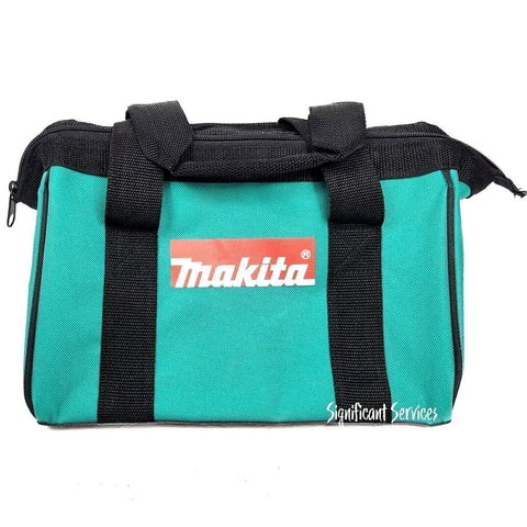 New Makita 12" Durable Heavy Duty Contractor Canvas Tool Bag Tote Drills Drivers