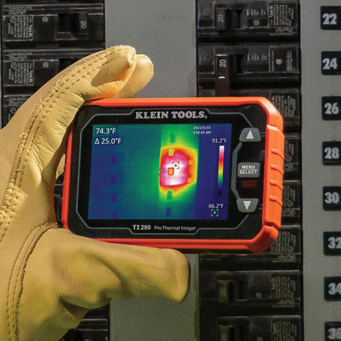 Klein Tools TI290 Rechargeable PRO Thermal Imaging Camera, Over 76,800 Pixels, Wi-Fi Data Transfer, 3 Palettes