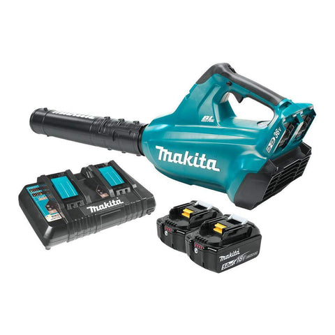 New Makita XBU02PT 18V X2 LXT (36V) Brushless Cordless Li-ion 5.0 Ah Blower Kit