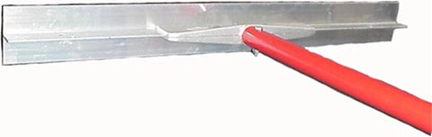 MARSHALLTOWN RED700031C Asphalt Lute Rake, Plain 36 Inch Blade, 72 Inch Aluminum Handle, T Connector, Made in the USA