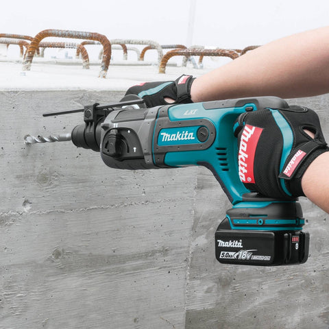 Makita XRH04T 18V LXT Lithium-Ion Cordless 7/8" Rotary Hammer Kit, Accepts Sds-Plus Bits (5.0Ah)