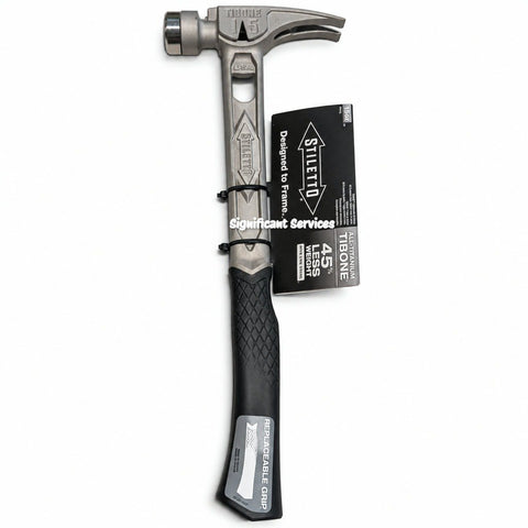Stiletto TIB15SC TiBone 15 oz Smooth/Curved Titanium Hammer