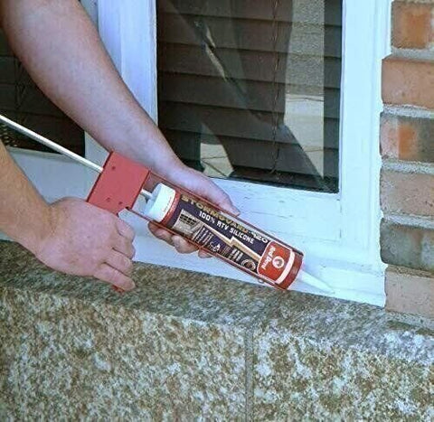 Red Devil 0780 StormGuard 920 100% RTV Silicone Window and Door Sealant, A Wa...