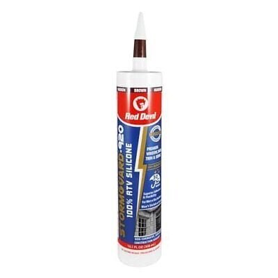 Red Devil 078040 StormGuard 920 100% RTV Silicone Window Door Sealant Water-R...