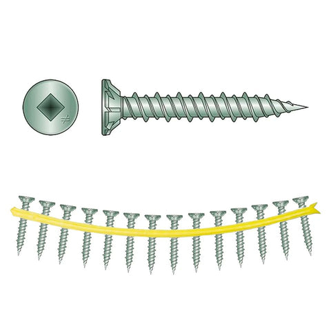 Simpson Strong-Tie SST CB3BLG158S Fiber Cement Board to Wood Screw 1-5/8 In