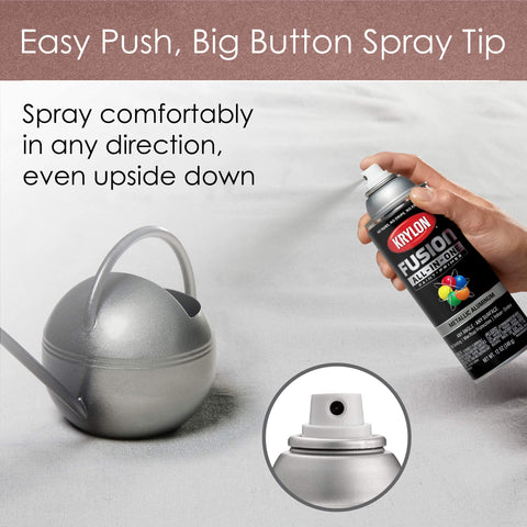 Krylon K02792007 Fusion All-In-One Spray Paint for Indoor/Outdoor Use, Satin...