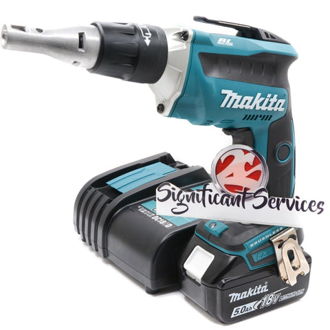 Makita XSF03Z LXT Brushless Li-ion Drywall Screwdriver Push Drive Gun 5.0 Ah Kit