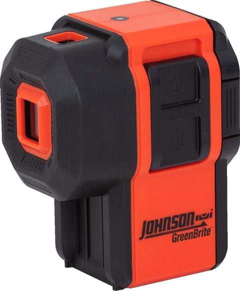 Johnson Level & Tool 40-6641 Self-Leveling 3 Dot Laser Kit w/ GreenBrite