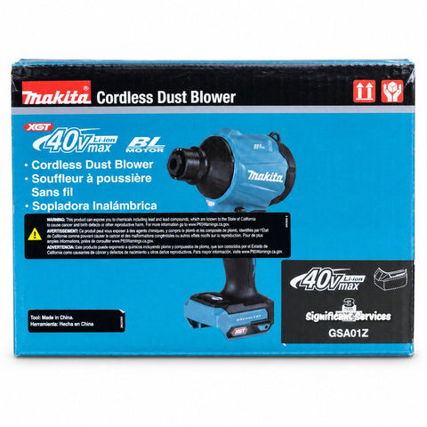 Makita 40V Max Xgt High Speed Dust Blower Bare Tool