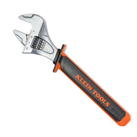 KLEIN TOOLS 47130INS 12-Inch Insulated Adjustable Wrench