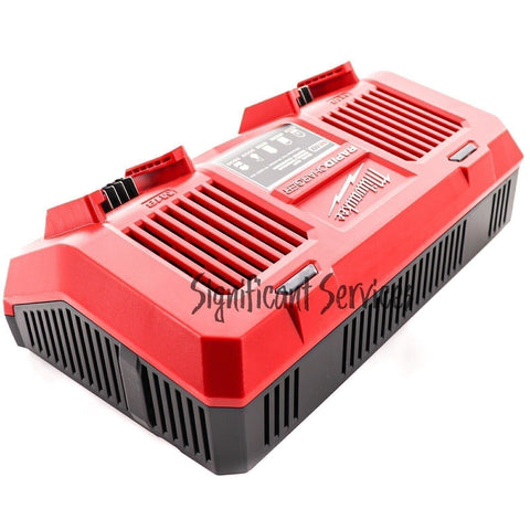 Milwaukee 48-59-1802 M18 18V Li-Ion Dual Bay Simultaneous Rapid Charger