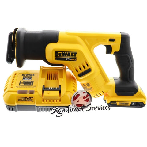 DeWALT DCS387B 20V 20 Volt MAX XR Li-Ion 2.0 Ah Compact Reciprocating Saw Kit