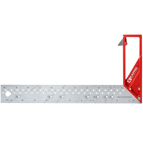 Kapro 353 Professional LedgeIt Try and Mitre Square For Leveling and 12 Inch