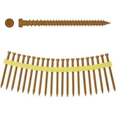 QuikDrive DCU234STN01#10 x 2-3/4" Collated Composite Deck Screw 1000 ct