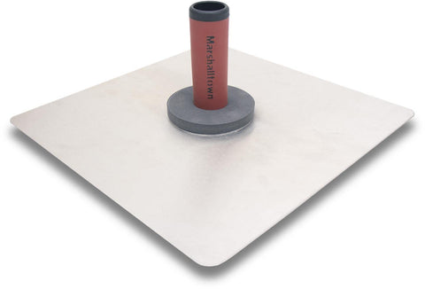 Marshalltown 5206D Plaster Hawk 13 in Magnesium Blade with Callus Preventer Handle