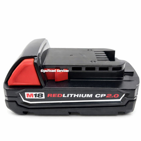 Milwaukee 48-11-1820 M18 RED LITHIUM Li-Ion CP 2.0Ah Compact Battery 18V