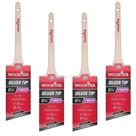 Wooster Brush Company 5224-2 Silver Tip Thin Angle Sash 2 Inch 4 Pack