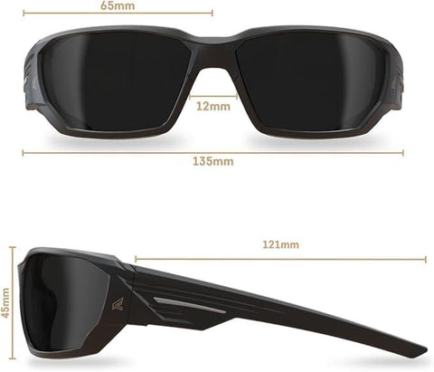 EDGE XD411AR Wrap-Around Safety Glasses Premium Tinted Anti-Fog Anti-Scratch